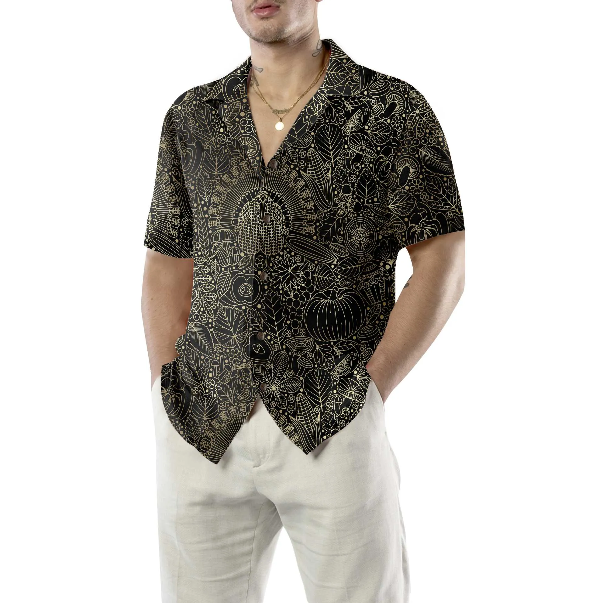 A Luxury Thanksgiving Day Hawaiian Shirt, Stylish Thanksgiving Hawaiian Shirt For Men And Women
