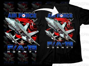 Air Force F/A-18 Graphic Print Stylish Png Digital Download