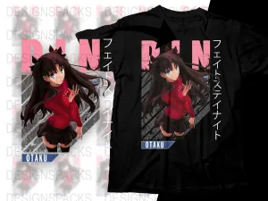 Anime Rin Stylish Graphic Otaku Png Digital Download