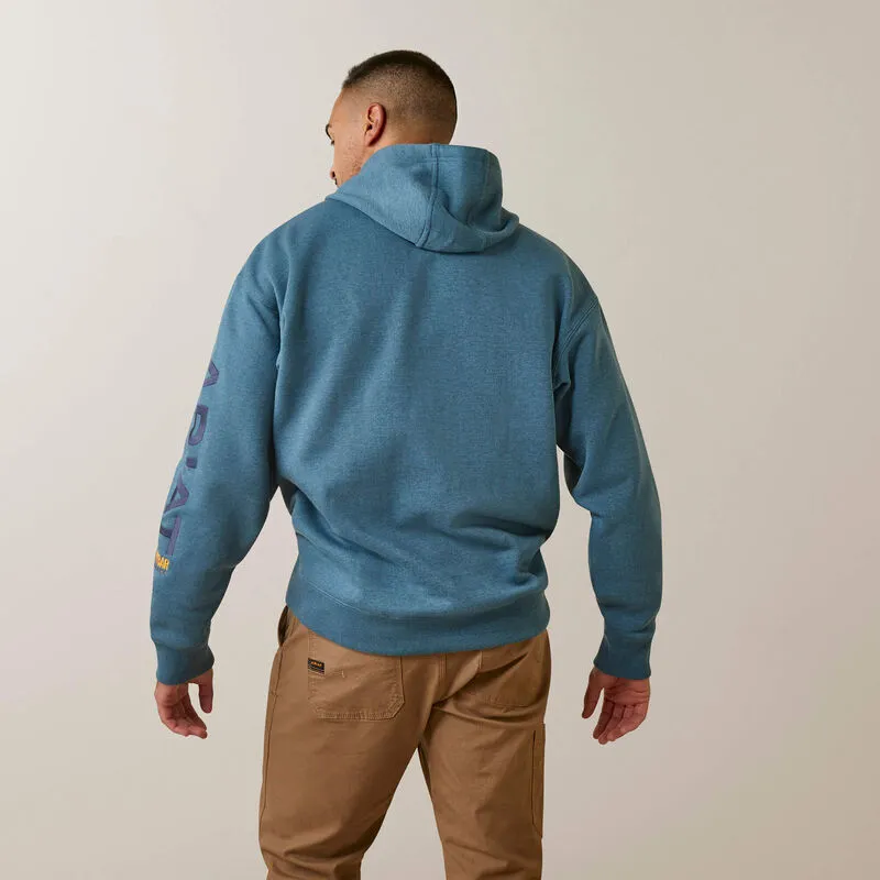 Ariat Mens Rebar Graphic Logo Hoodie Style 10046664