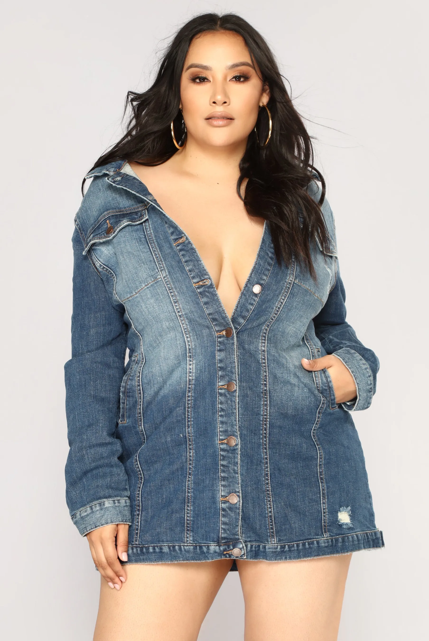 Arlington Denim Dress - Medium