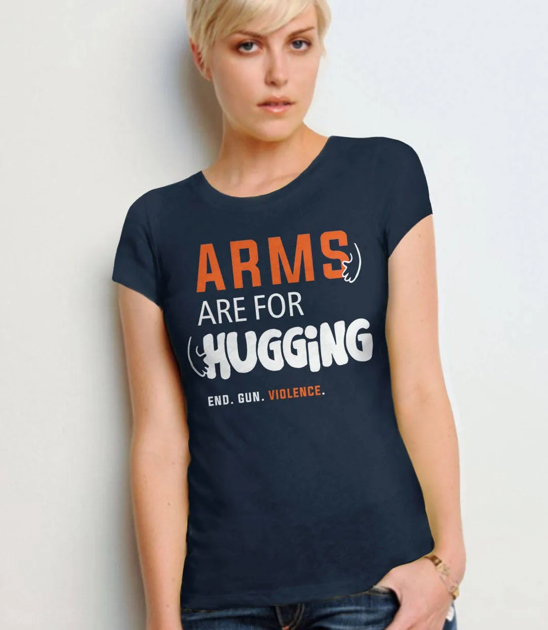 Arms are for Hugging Gun Reform T-Shirt