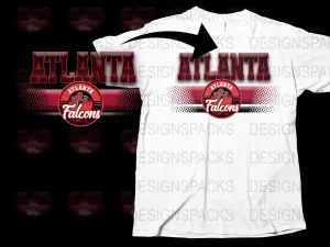 Atlanta Falcons Official NFL Team Logo Png Digital Download