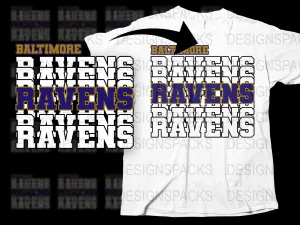 Baltimore Ravens Graphic Print Png Digital Download