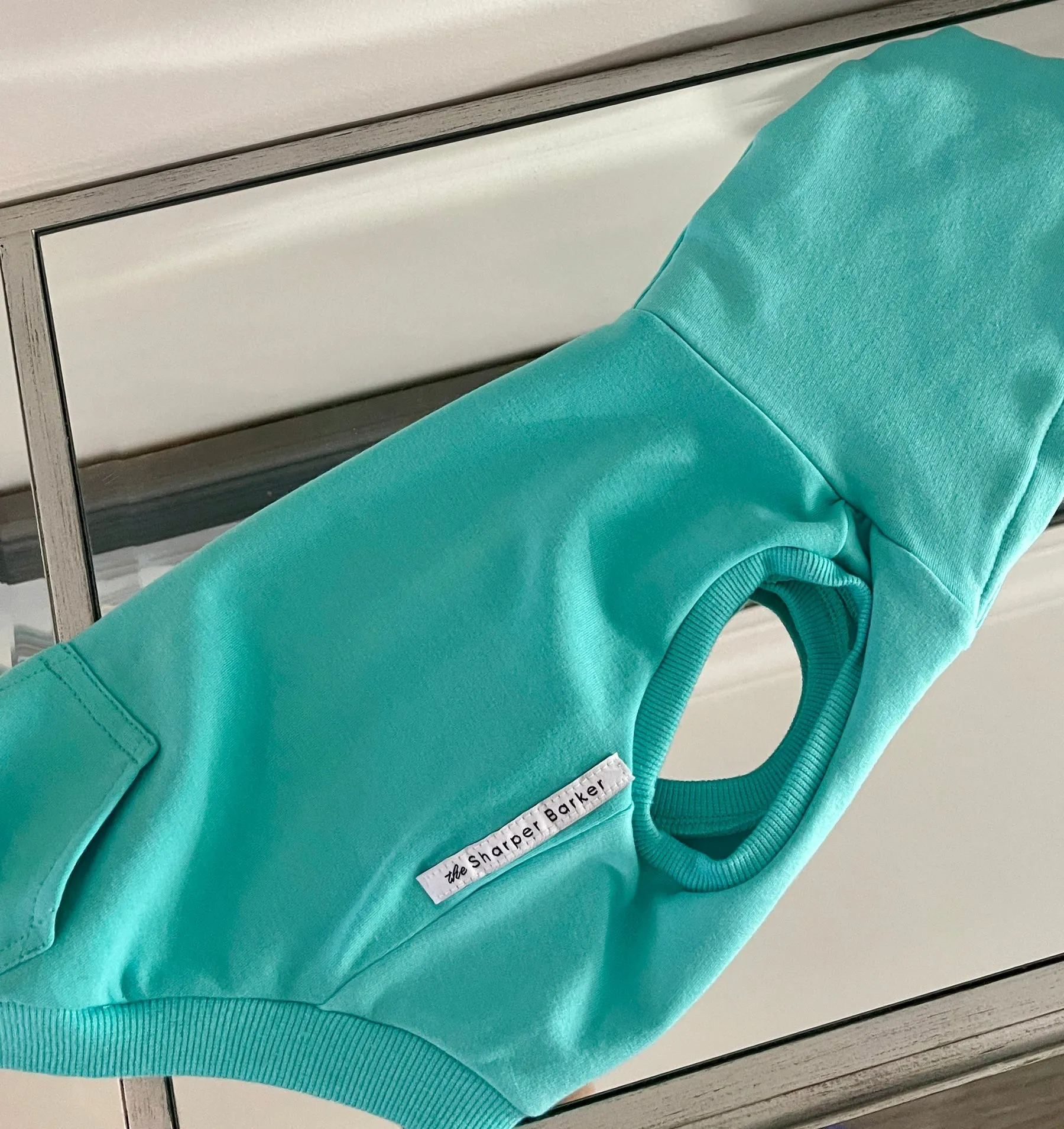bamboo cotton hoodie - blue lagoon - few left!