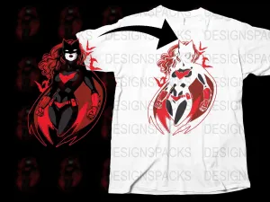 Batwoman Stylish Graphic Png Digital Download