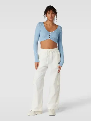 BDG Urban Outfitters Cropped Structured Cardigan, Light Blue