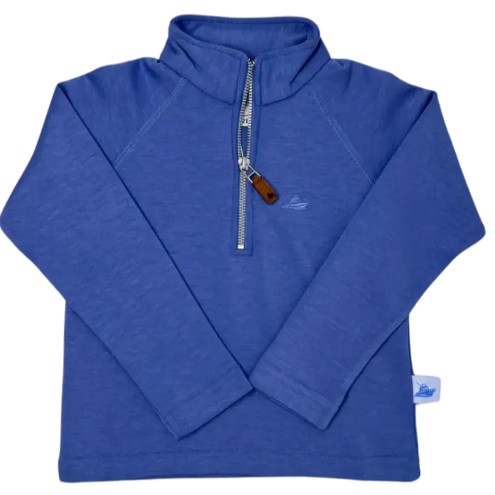 Blue Performance Pullover 1/4 Zip