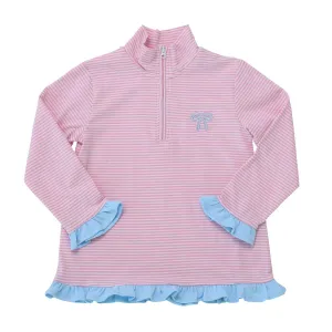 Bow Ruffle Pullover