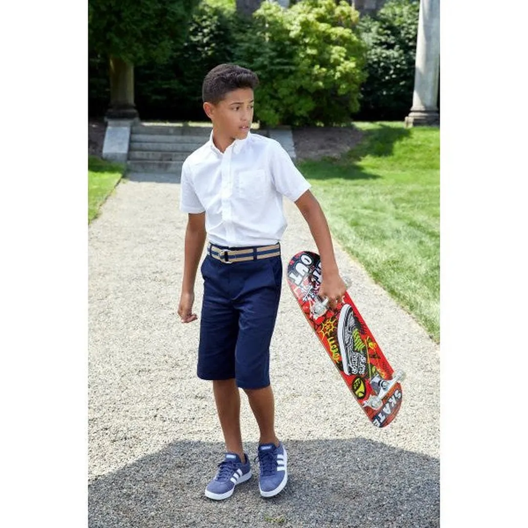 Boy's Short Sleeve Oxford Shirt