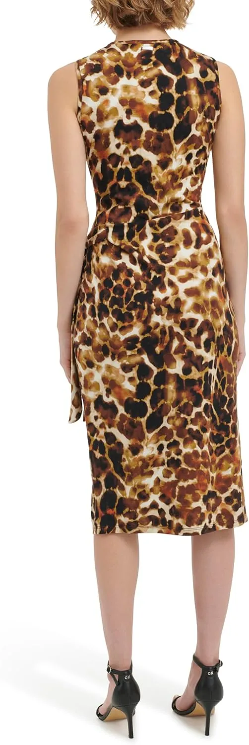 Calvin Klein Women's Knit Printed Dress