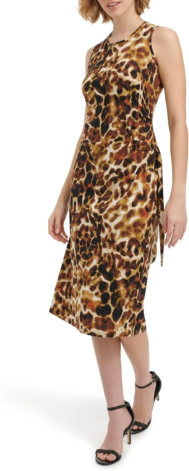 Calvin Klein Women's Knit Printed Dress