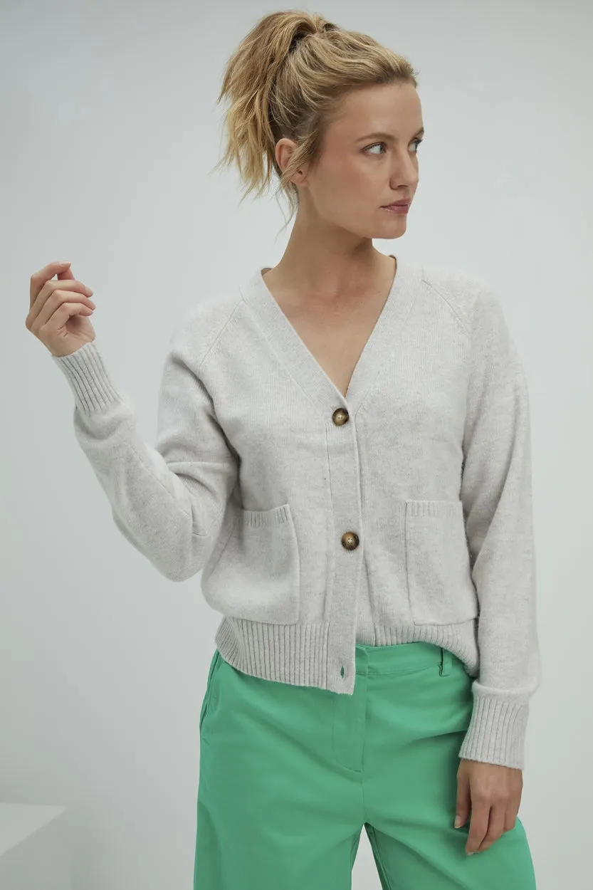 Cardigan Siep - Light Grey