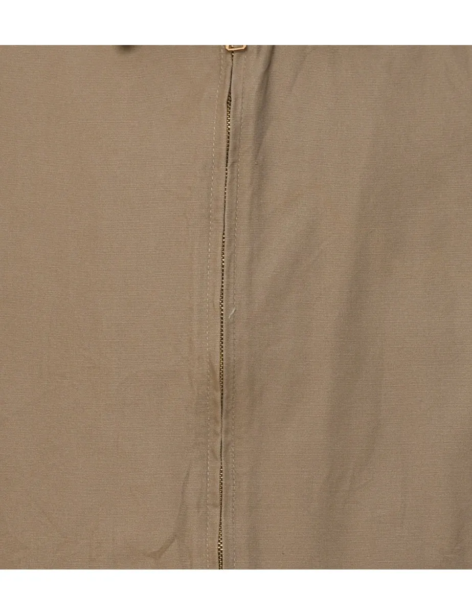 Carhartt Classic Beige Zip-Front Workwear Jacket - XL