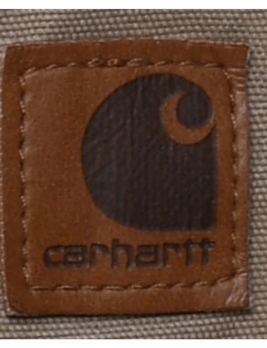 Carhartt Classic Beige Zip-Front Workwear Jacket - XL