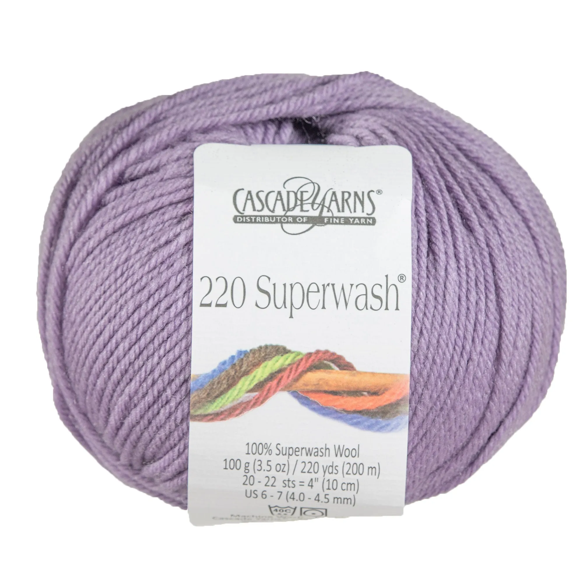 Cascade Yarns 220 Superwash Yarn - 0205 Purple Sage