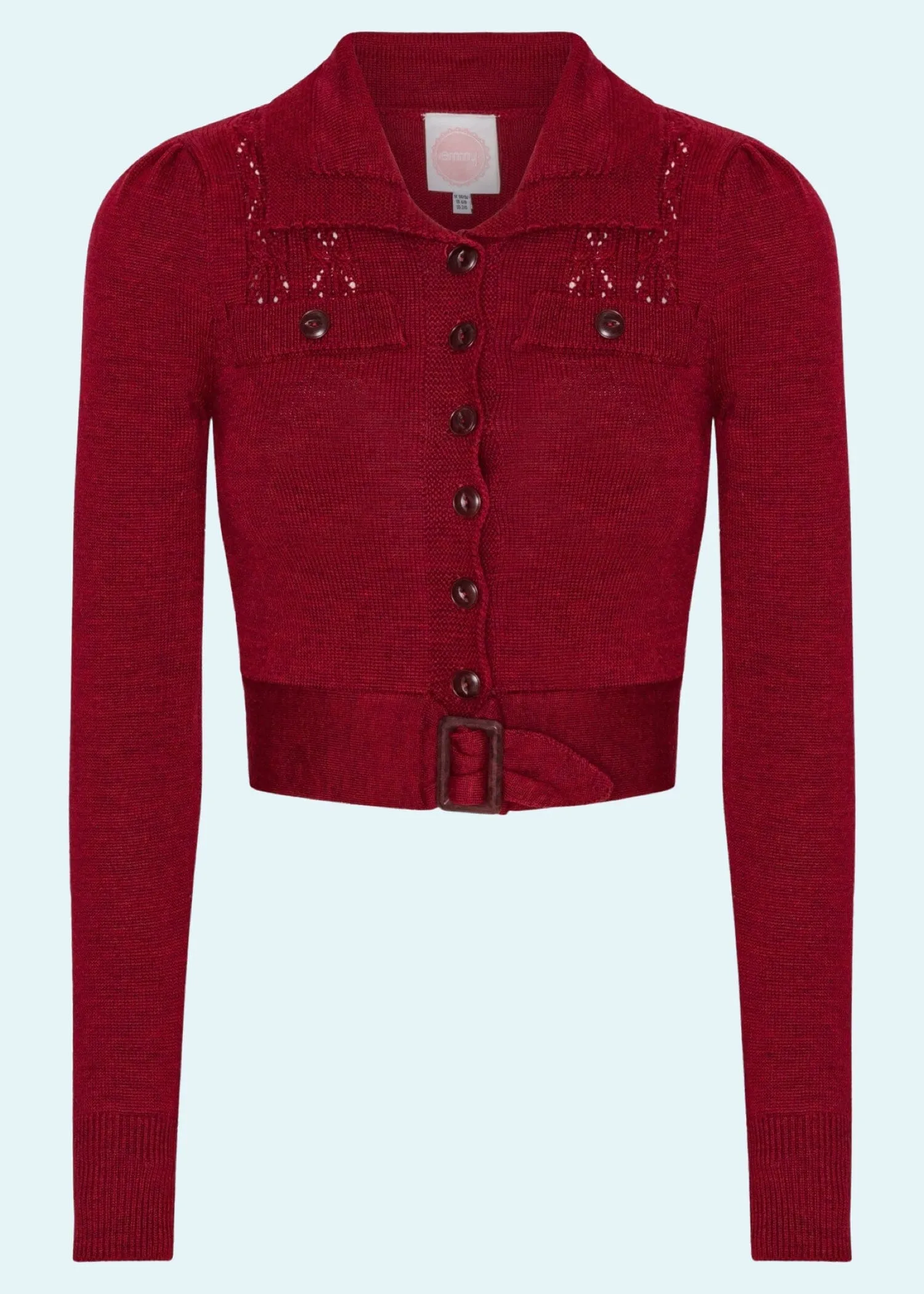 Catch me if you can- cardigan i bordeaux