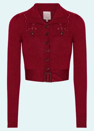 Catch me if you can- cardigan i bordeaux