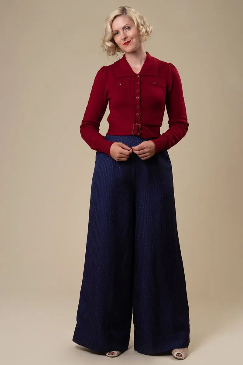 Catch me if you can- cardigan i bordeaux