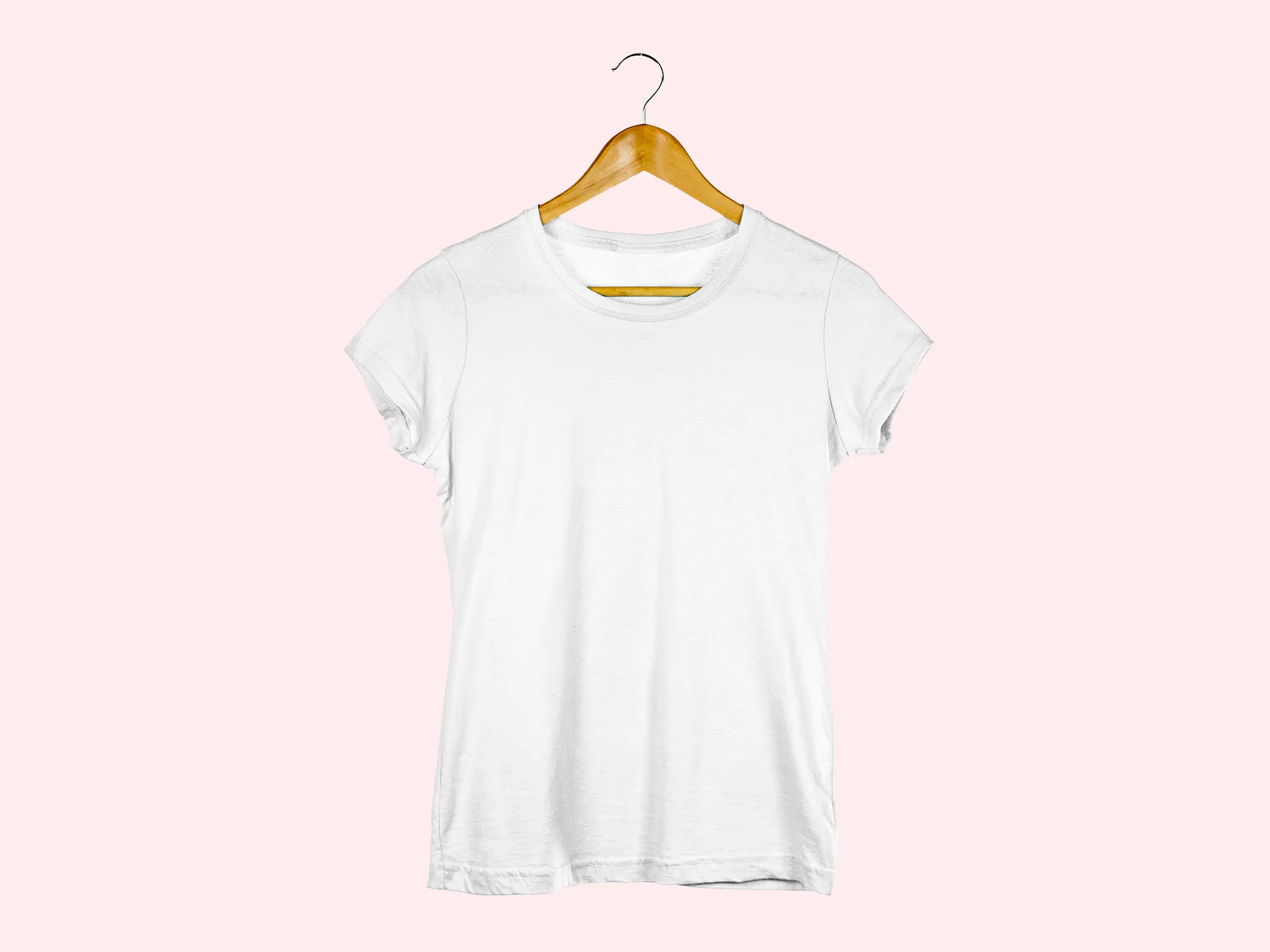Classic Women's Round-Neck Plain Cotton T-Shirts