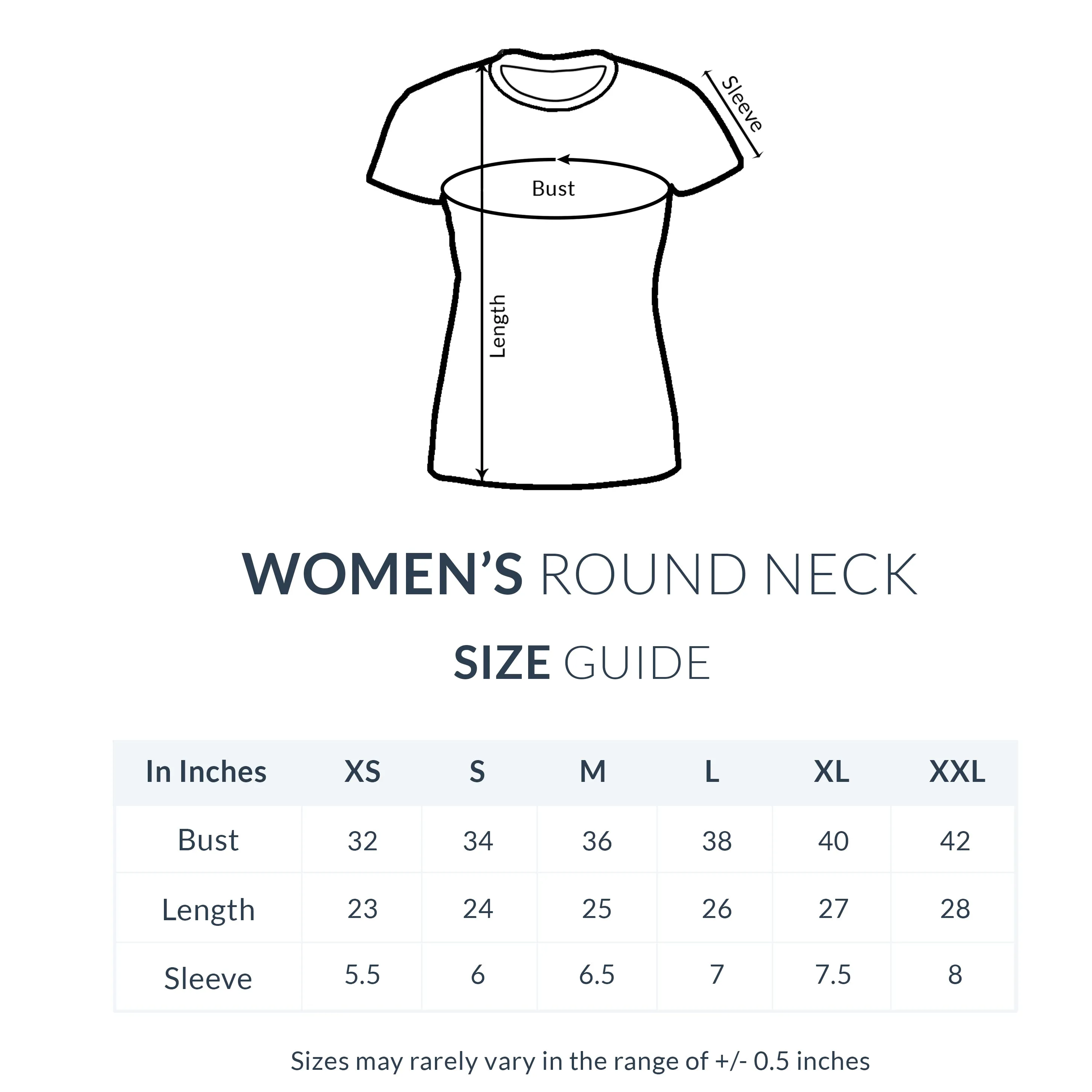 Classic Women's Round-Neck Plain Cotton T-Shirts