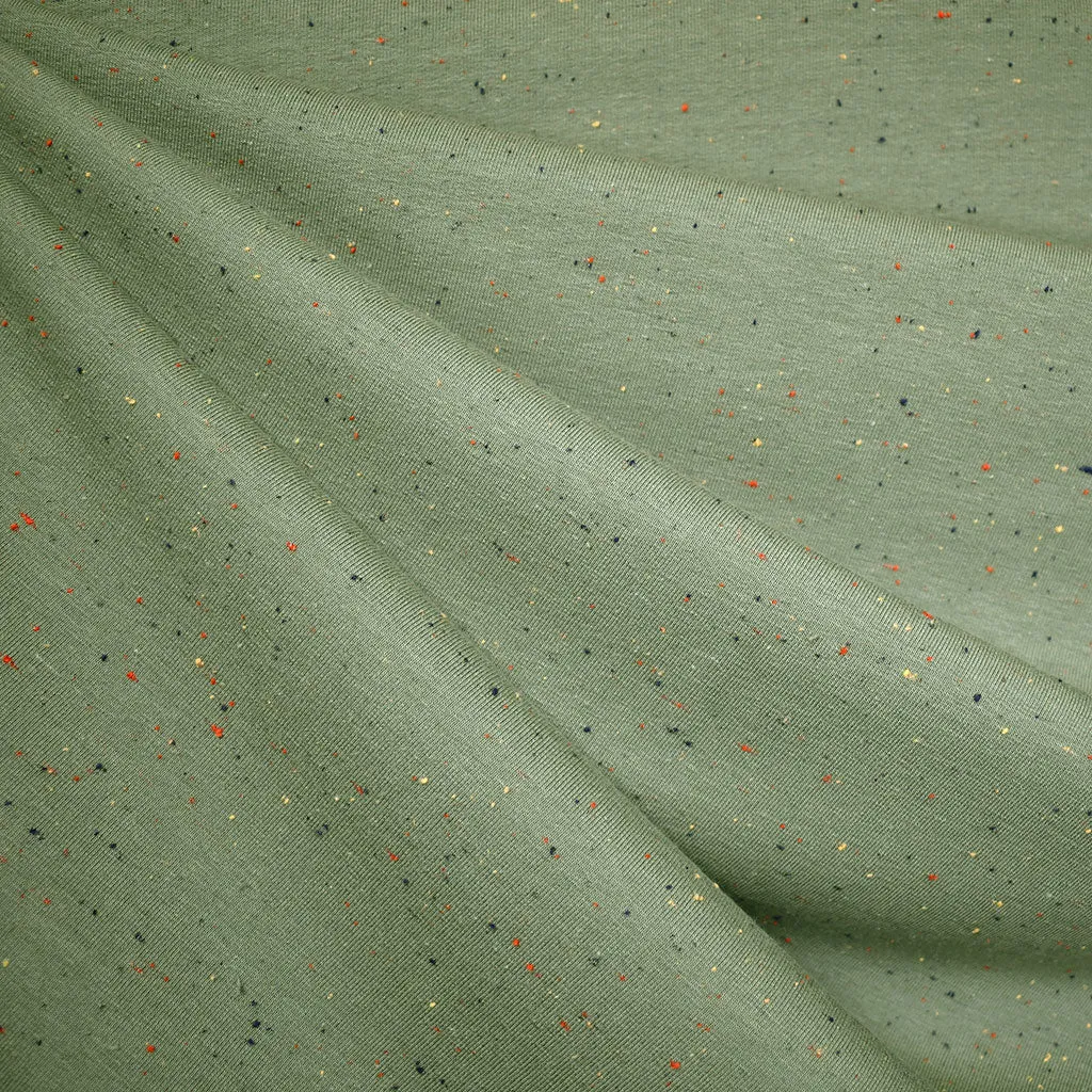 Confetti Speckled Sweatshirt Fleece Sage SY