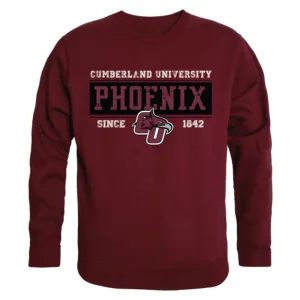Cumberland University Phoenix Established Crewneck Pullover Sweatshirt Sweater Maroon