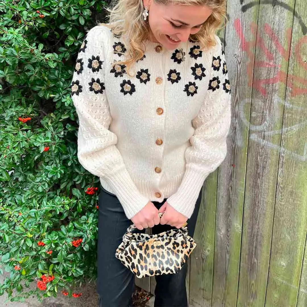 DEA KUDIBAL FelineDEA cardigan - chalk