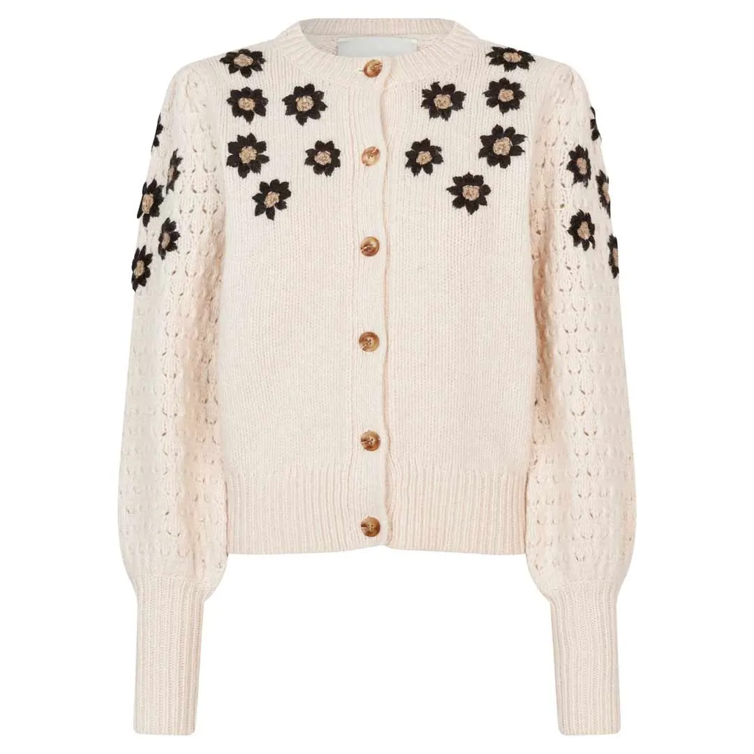 DEA KUDIBAL FelineDEA cardigan - chalk