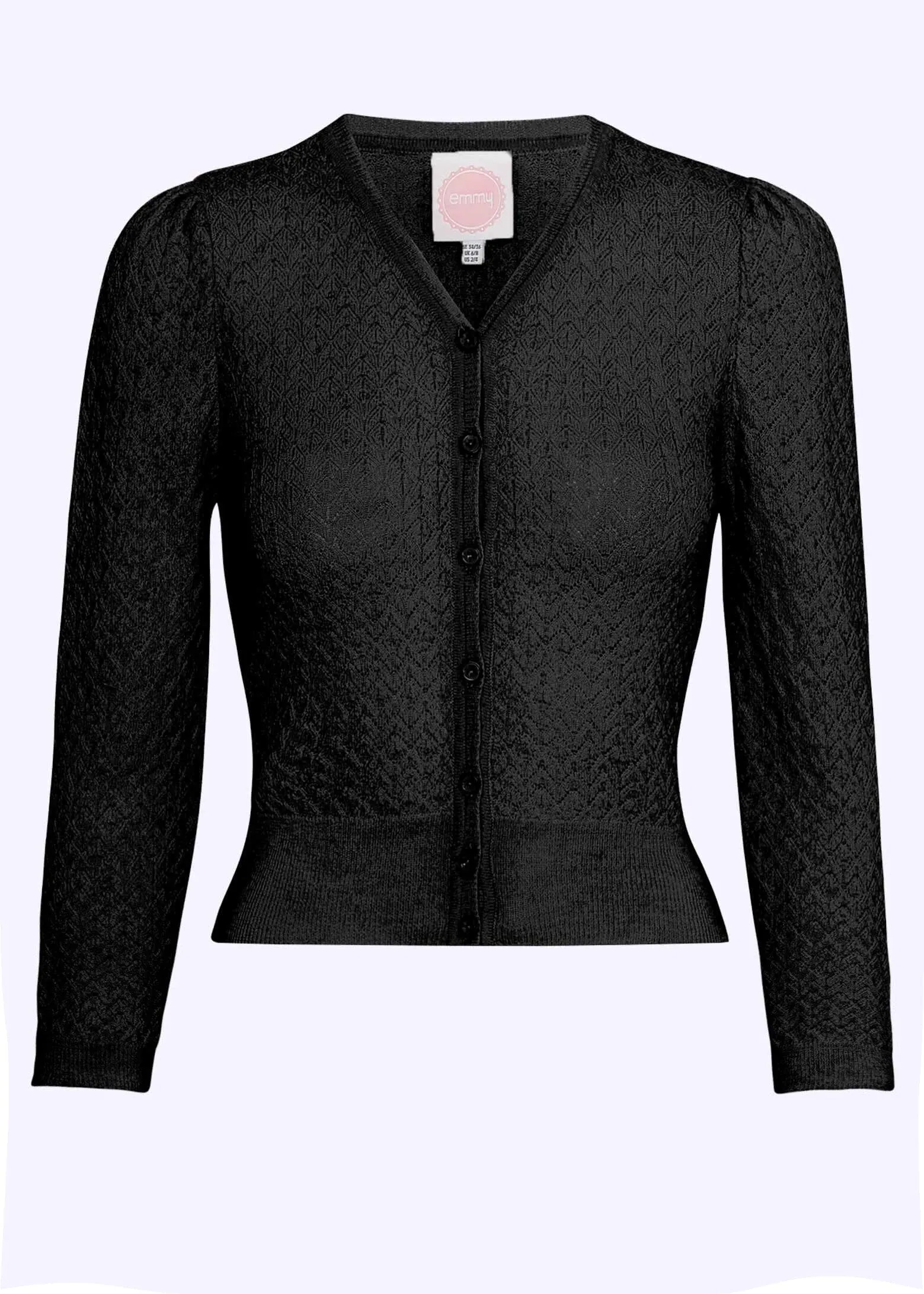 Delightful Daytime Cardigan i sort
