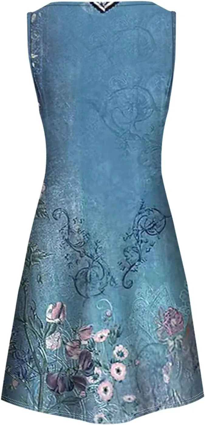 Dresses for Women 2024 Stylish Printed Skinny Dress Women Spring Dresses 2024 Tshirt Dress Midi Summer Dresses for