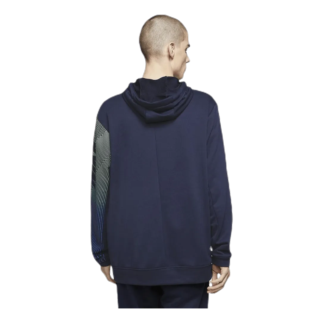 Dry Hoodie Linear Vision Po Blue
