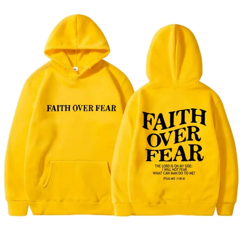 Faith over Fear hoodies