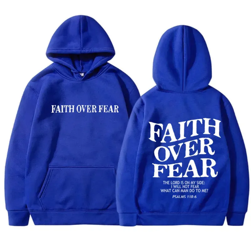 Faith over Fear hoodies