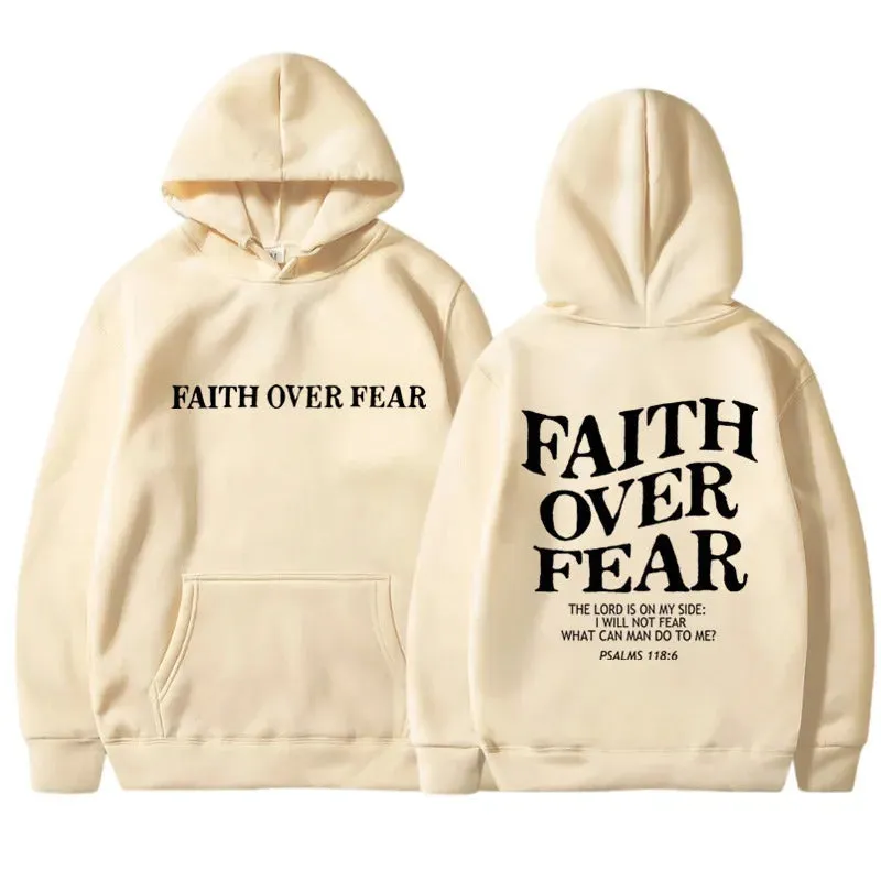 Faith over Fear hoodies