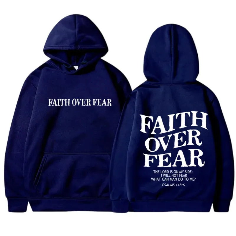 Faith over Fear hoodies