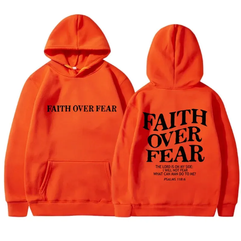 Faith over Fear hoodies