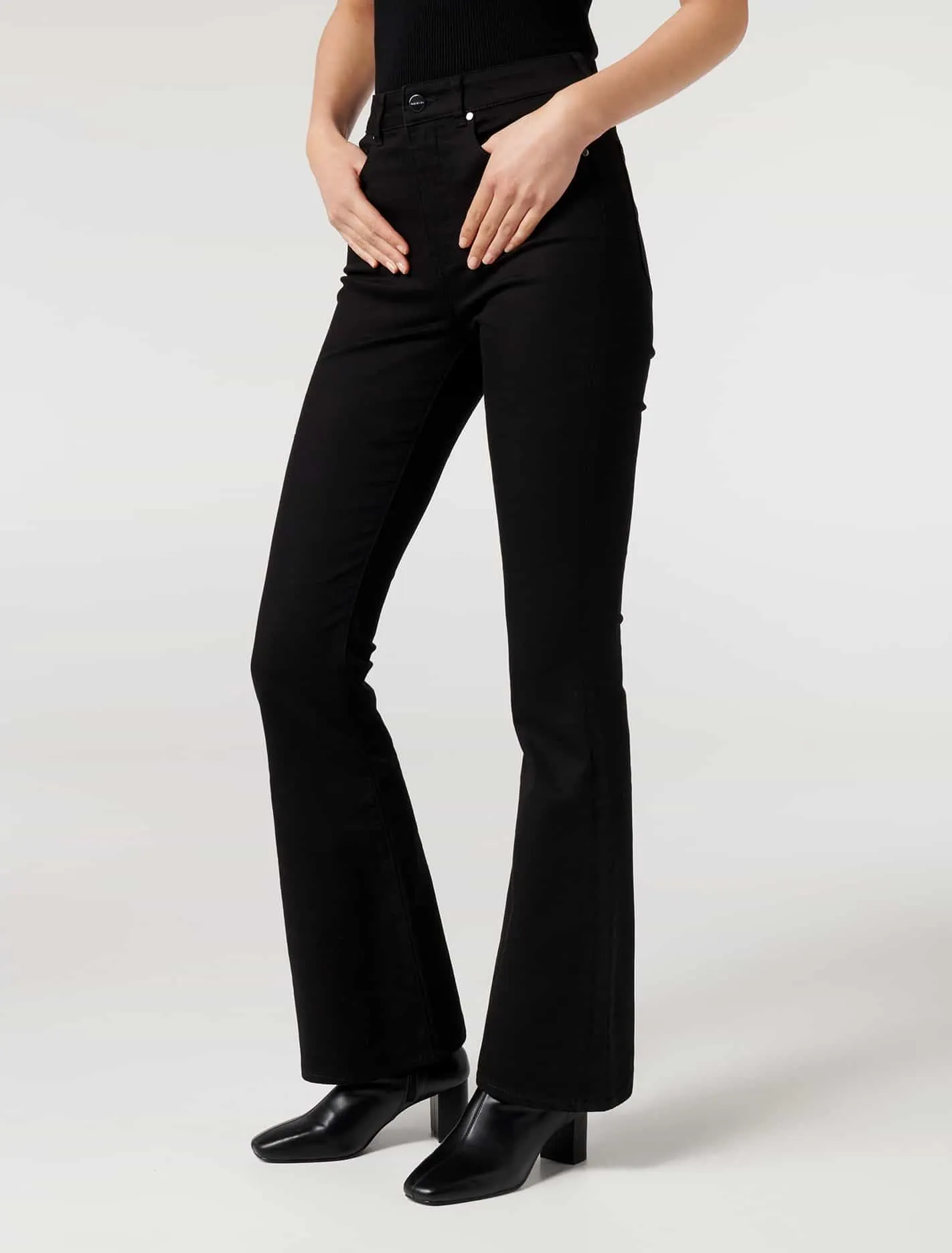 Farrah High Rise Skinny Flare Jean