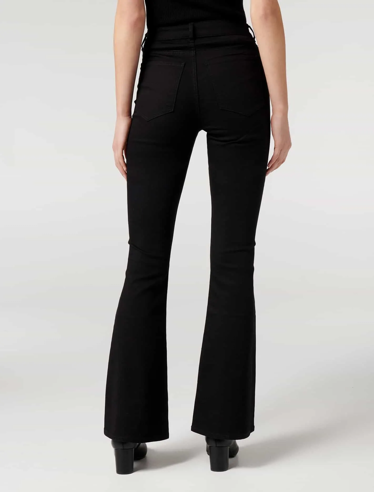 Farrah High Rise Skinny Flare Jean