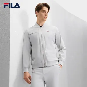 FILA CORE LIFESTYLE MODERN HERITAGE THE LOUVRE PALACE Men Woven Jacket (Ash)