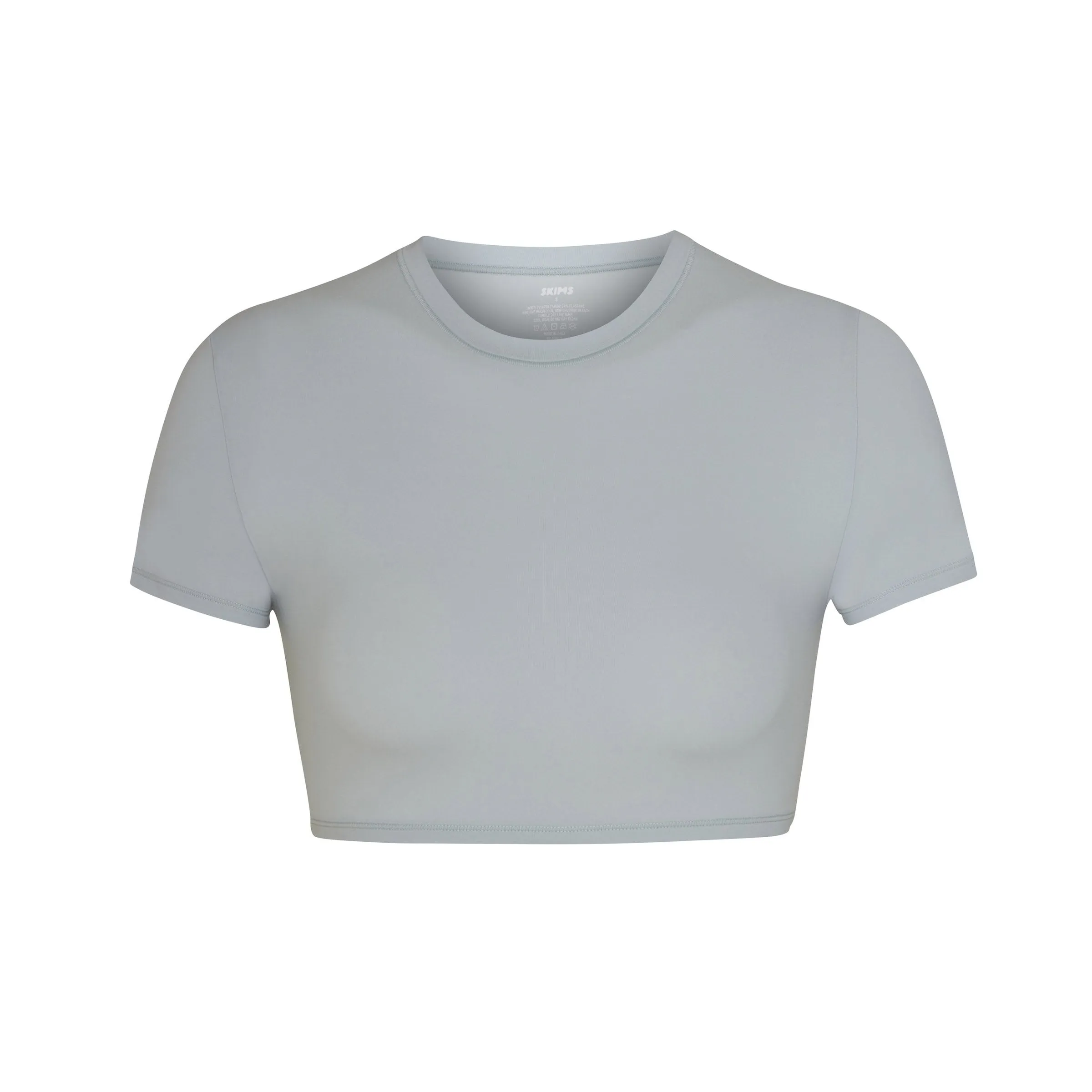 FITS EVERYBODY SUPER CROPPED T-SHIRT | MOONSTONE