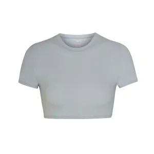 FITS EVERYBODY SUPER CROPPED T-SHIRT | MOONSTONE