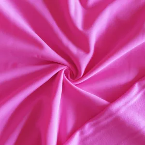 Flourescent Pink Hi Vis Powerstretch Fleece Knit Fabric