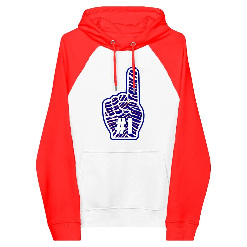 Football Team - Foam Finger - Performance Defender Hoodie - Red