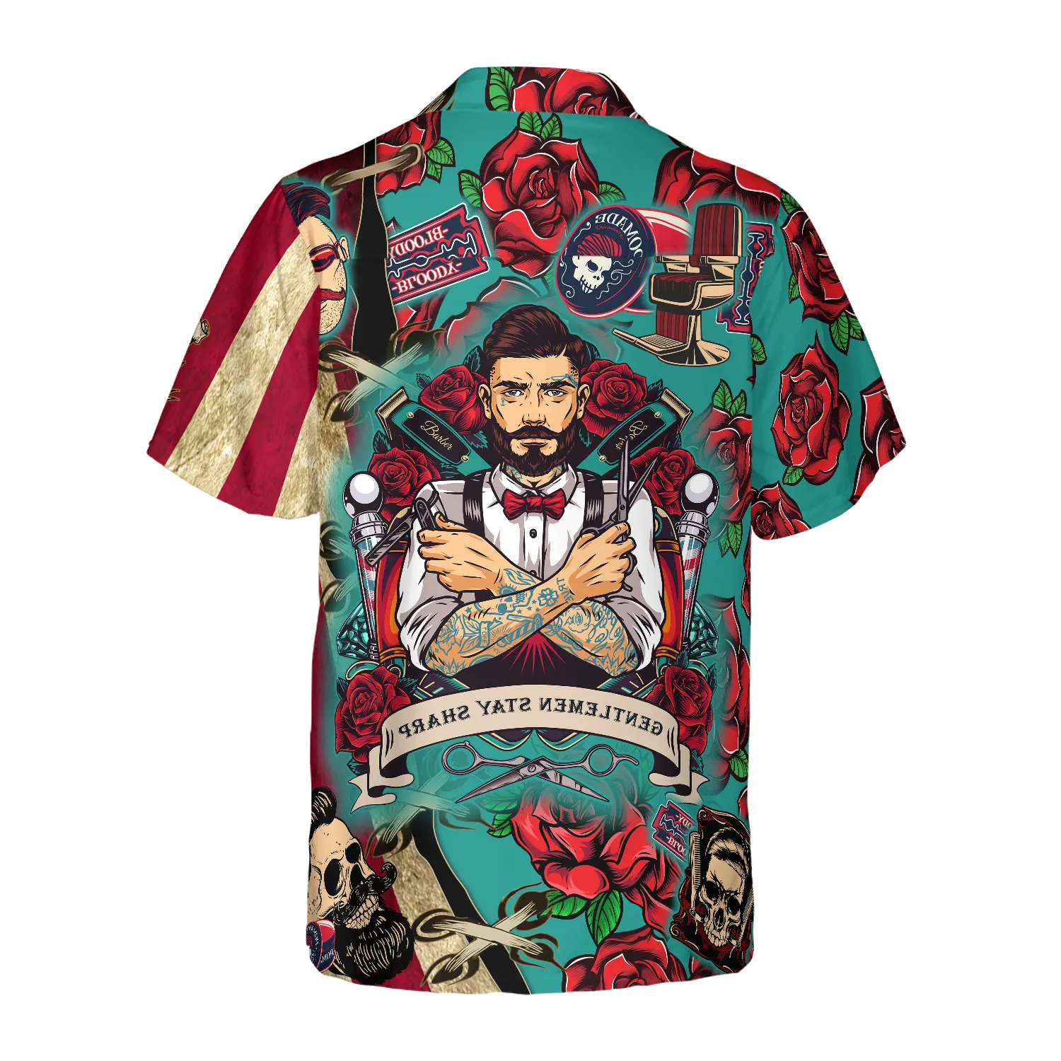 Gentlemen Stay Sharp Barber Shirt Hawaiian Shirt