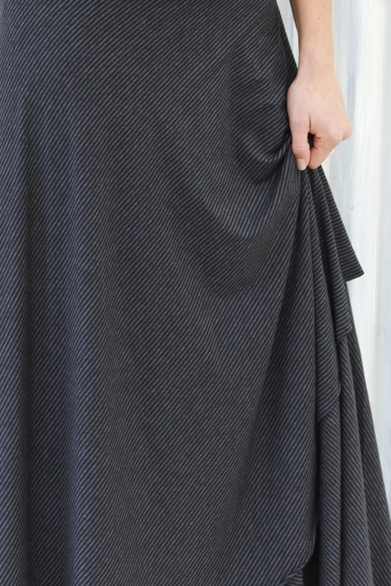 Granite Stripe Wrap Skirt