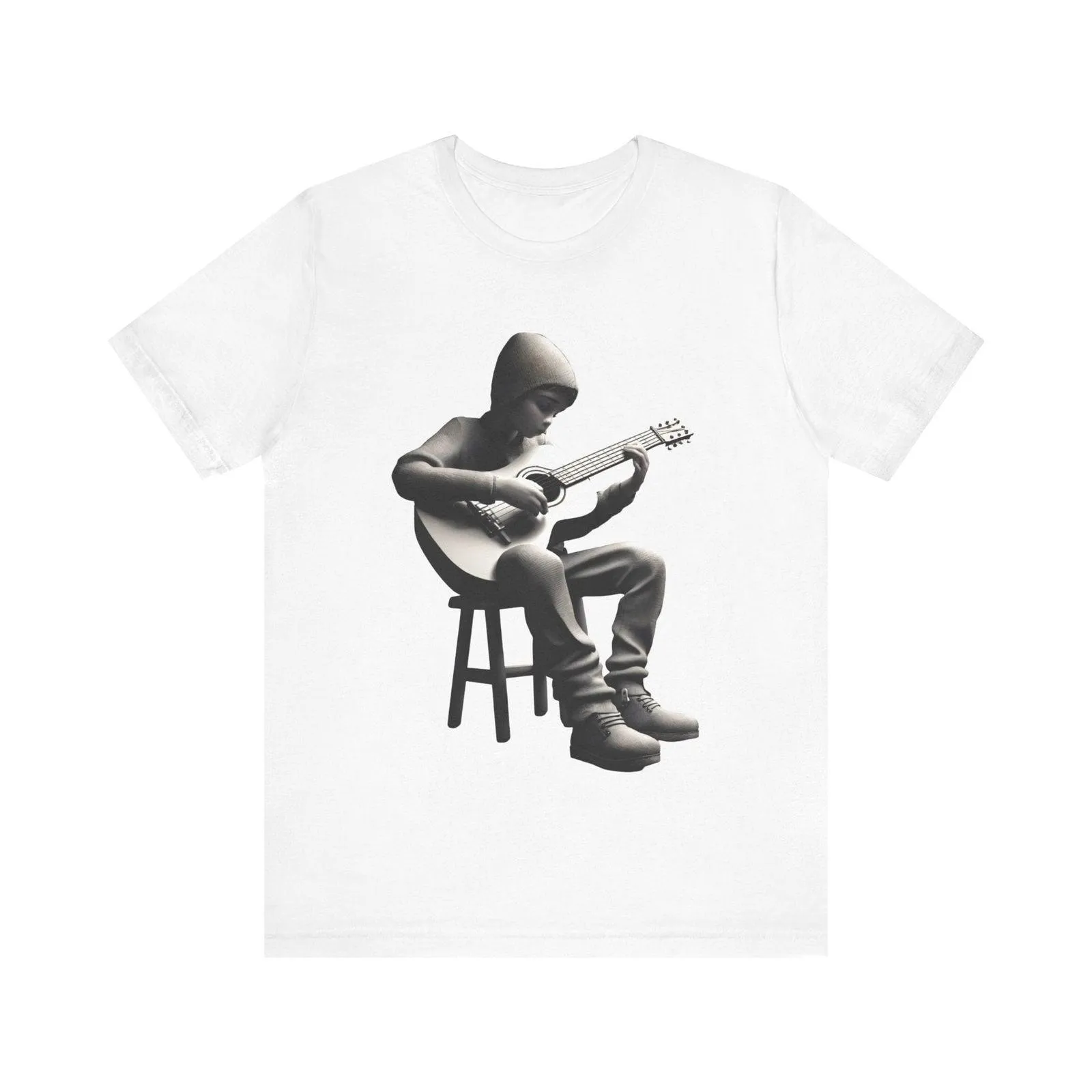 Hip Hop Monochrome Melody T Shirt