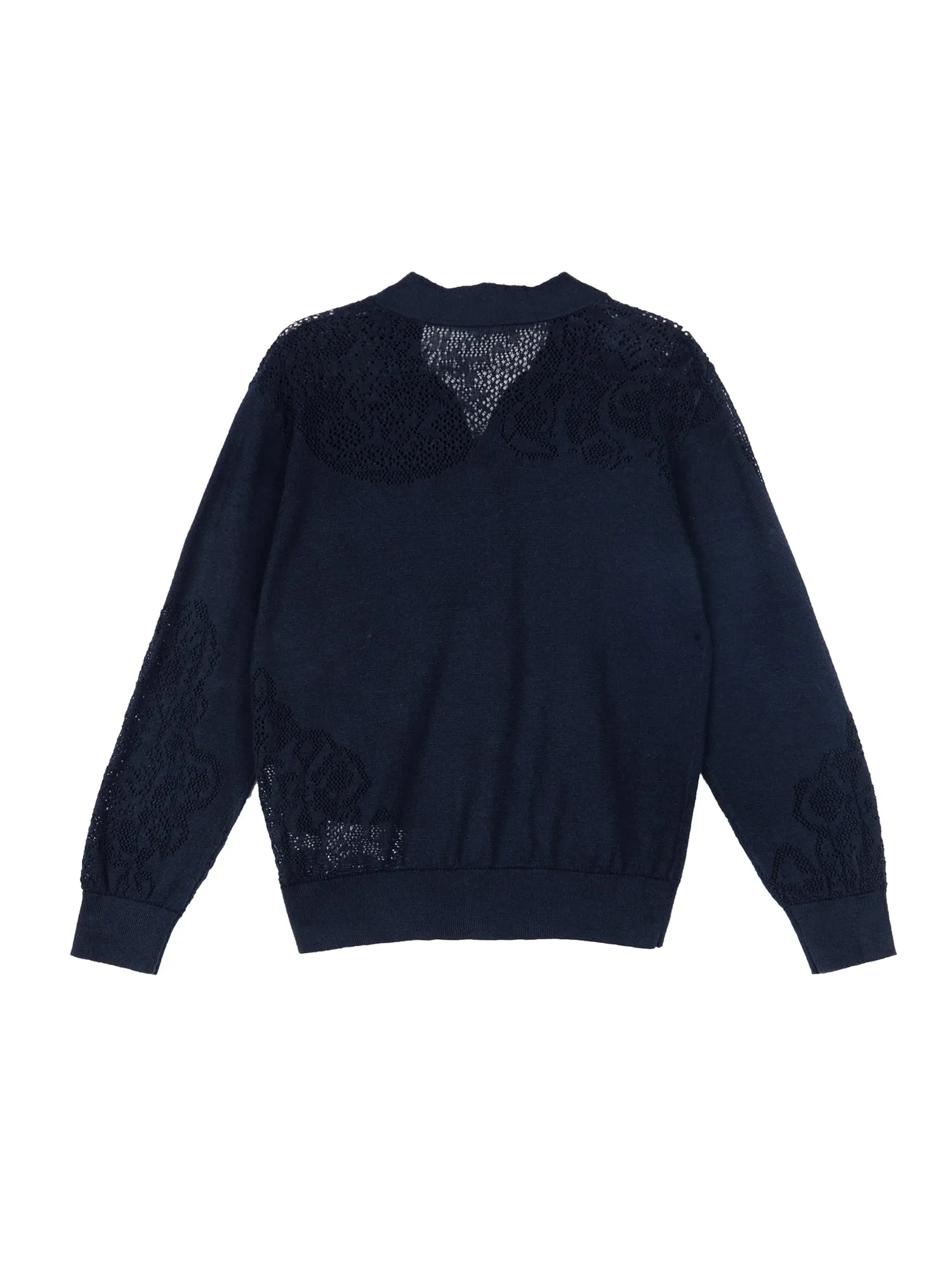 JNBY Lace Insert Cardigan