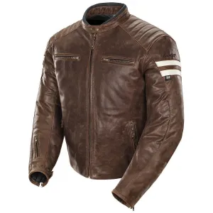 Joe Rocket Classic 92 Womens Brown/Cream Leather Jacket
