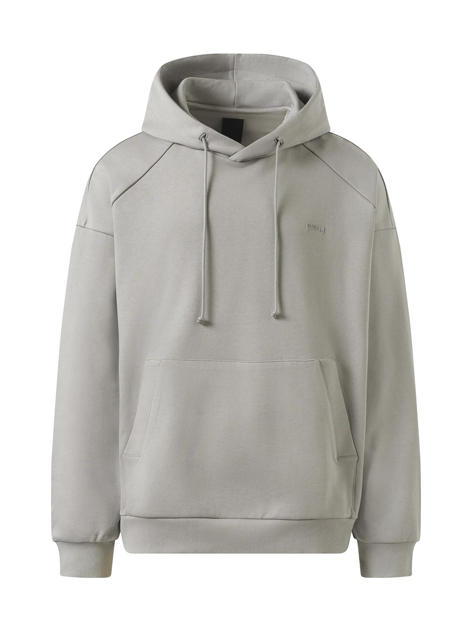 Kim Keever Flower Graphic Hoodie in Light Grey